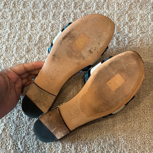 Dior Dway Slides Blue - Picture 2 of 2
